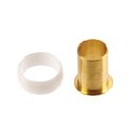 Swivel 0.625 in. Compression to insert Brass insert, Yellow SW1493163